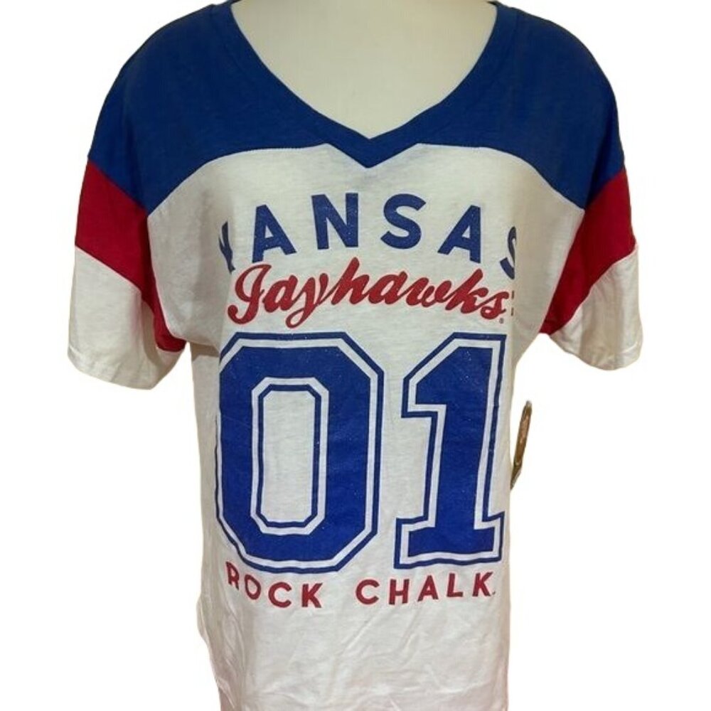 Kansas Jayhawks rock chalk shirt women’s medium new